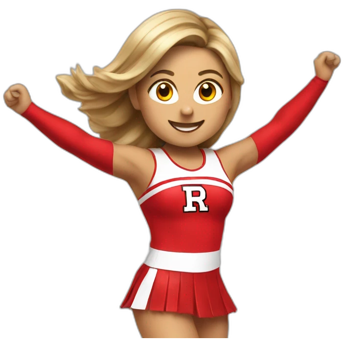 Rutgers Cheerleader emoji