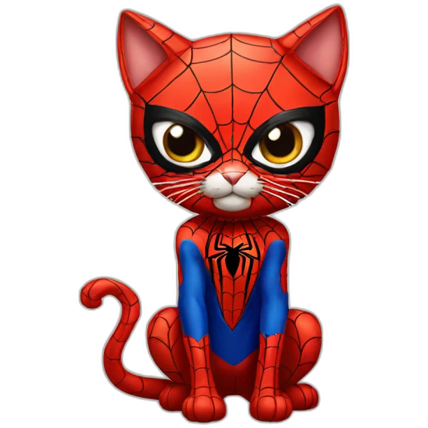 spider man cat emoji