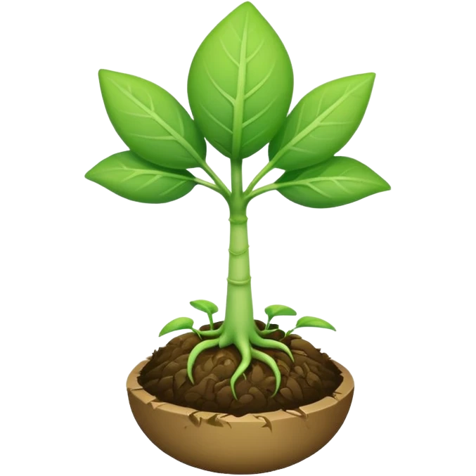 brote de planta  emoji