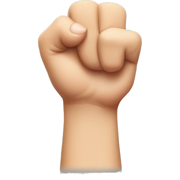 Thumb  bend to the side in the middle emoji