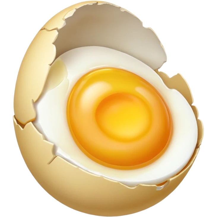 cracking an egg downwards emoji