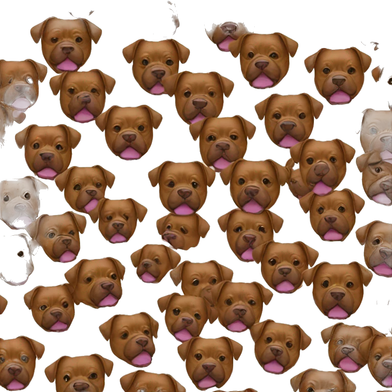 Brown Pitbull Bitcoin  emoji