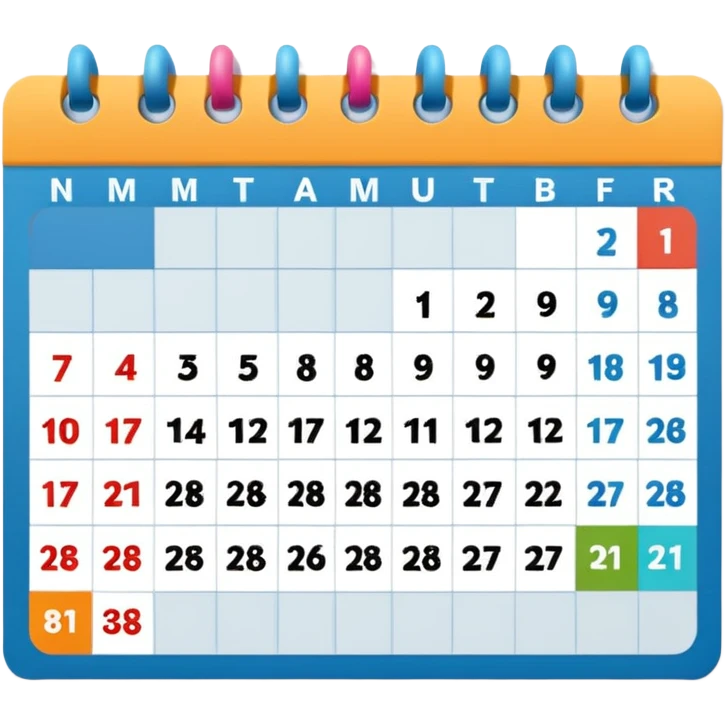 calendar emoji