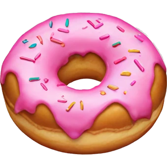 pink donut emoji