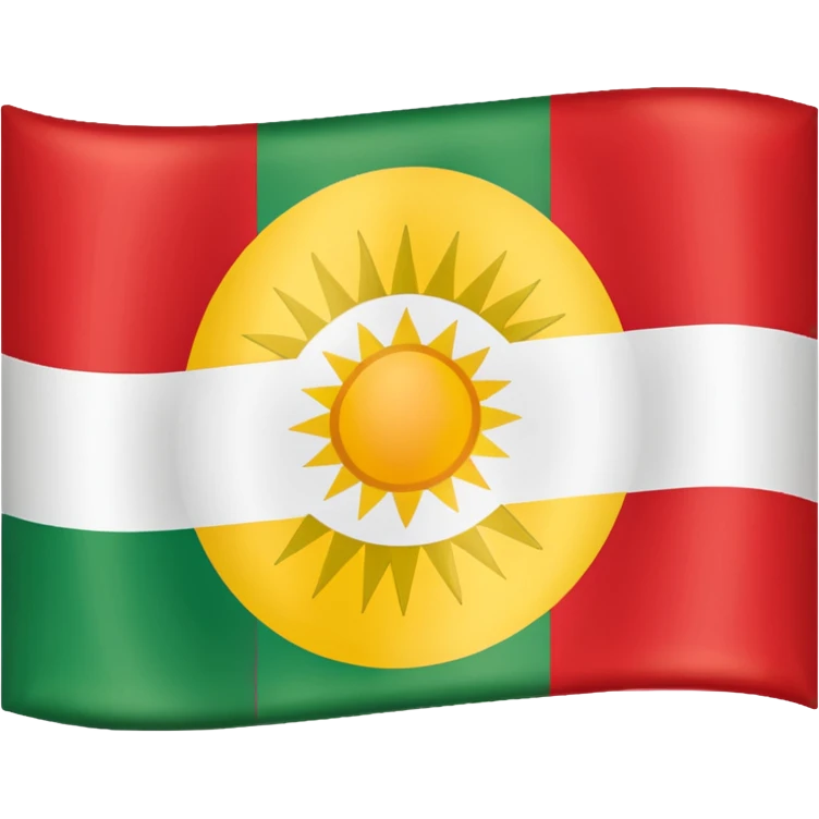 kurdistan flag emoji