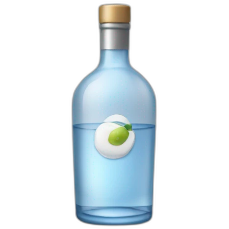 Bouteille de vodka emoji