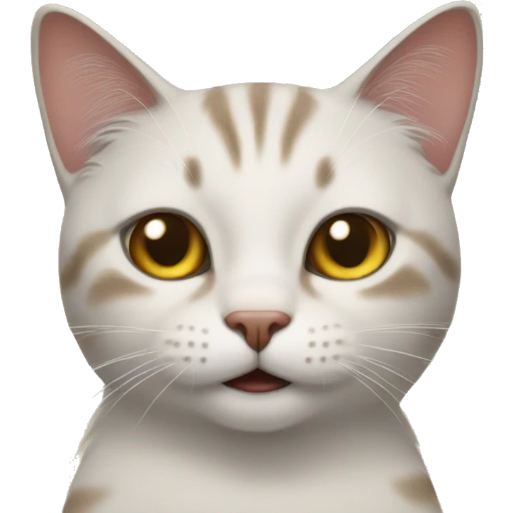 Cat with no teeth emoji