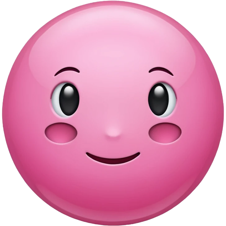 Pink emoji