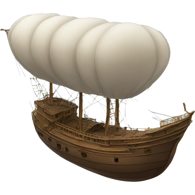 flying ship emoji