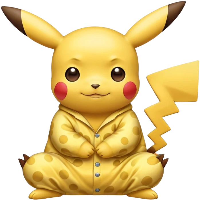 pikachu in pj emoji