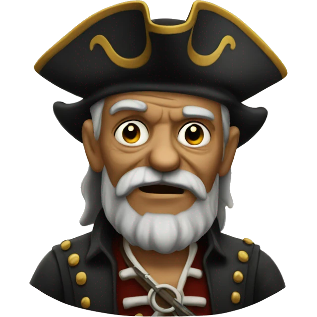 old one-eyed pirate emoji