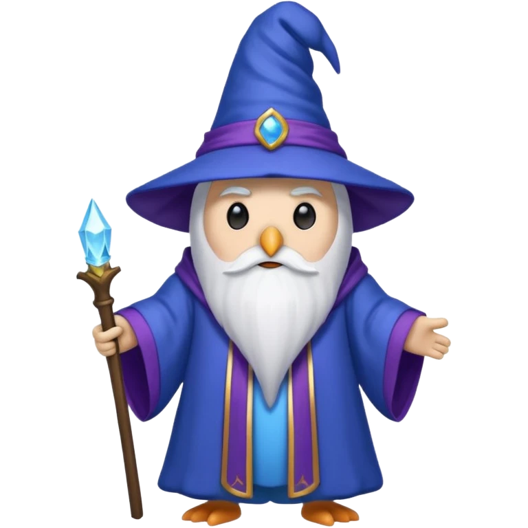 Penguin Wizard emoji