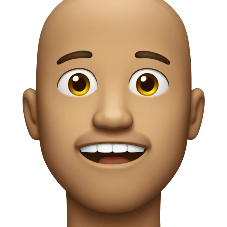 man biting his lower lip emoji