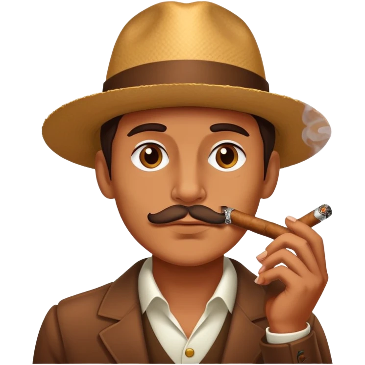 Trim walk em down heart smoking cigar emoji