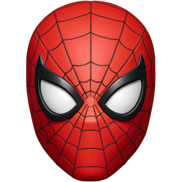 Spiderman Lego head black emoji