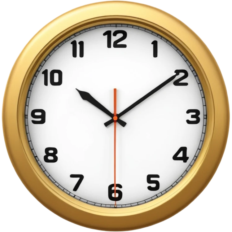 relogio de parede emoji