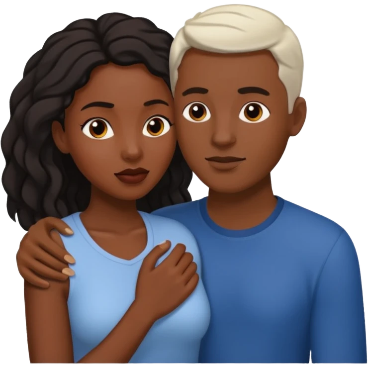 Black girl doggystyle sex with white man emoji