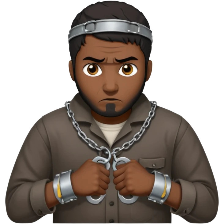  черный мужчина мусульманин  из афганистана в наруниках  emoji