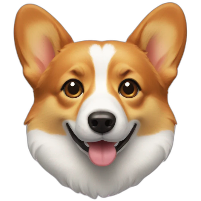 corgi head emoji