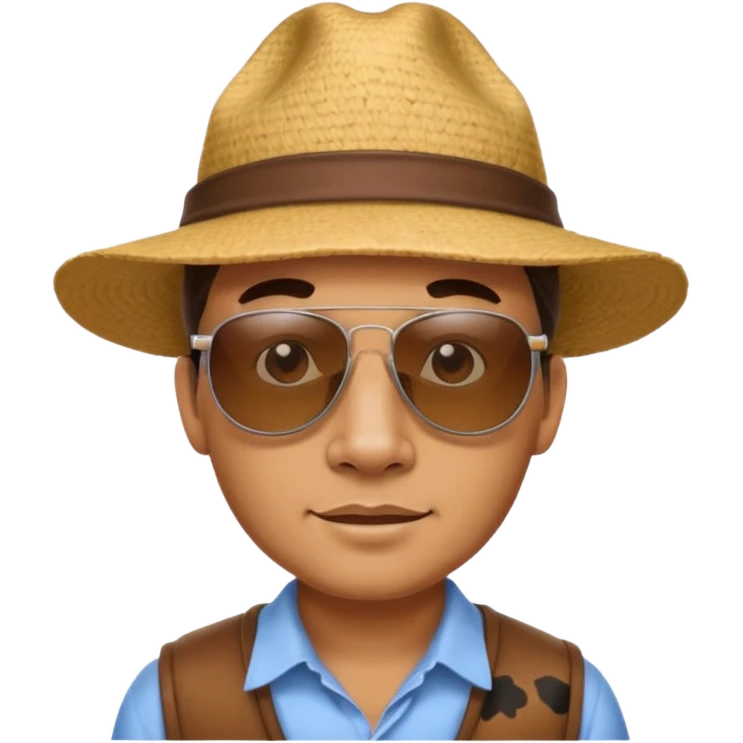 cow on top of man emoji