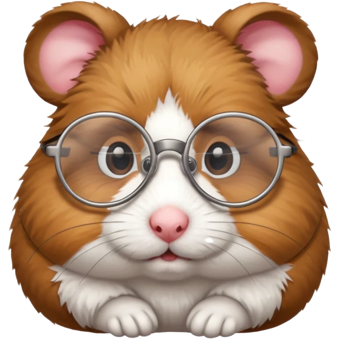 HAMSTER WITH GLASSES emoji