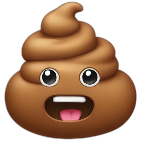 poo phone emoji