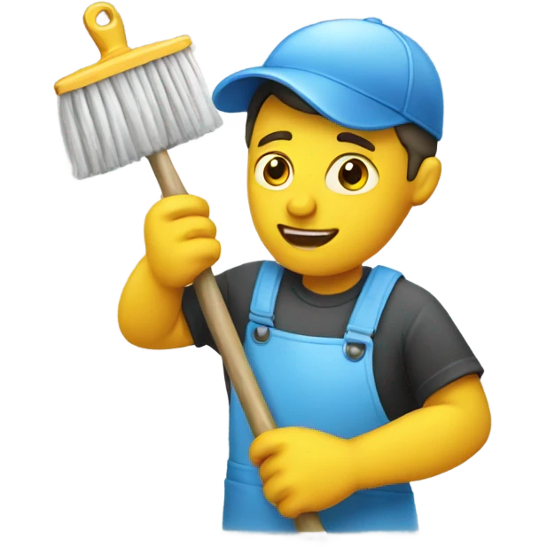 Cleaning emoji