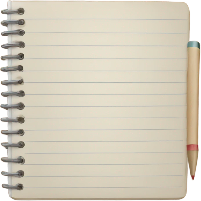 notebook used for school emoji