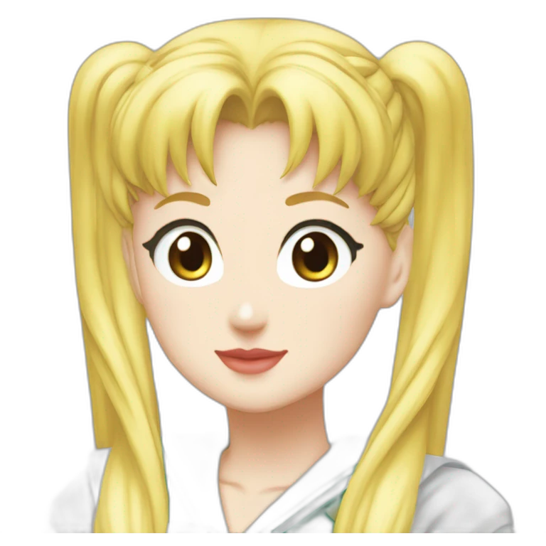 Usagi Tsukino from "Sailor Moon" emoji