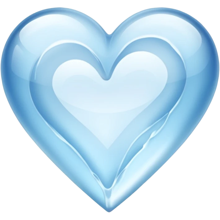 Corazón de hielo emoji
