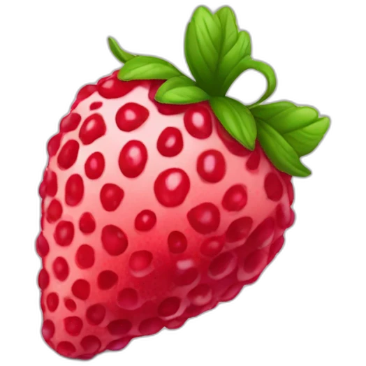 Fraise framboise myrtille emoji