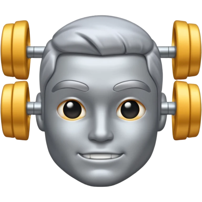 Muscler silver skin emoji