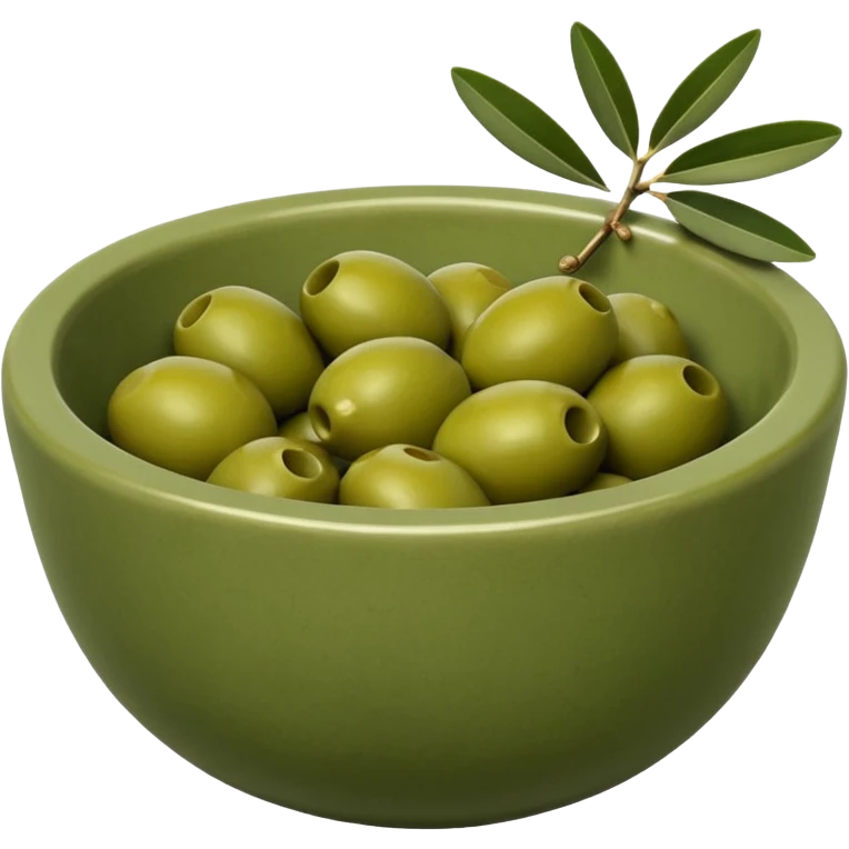 olive bowl emoji