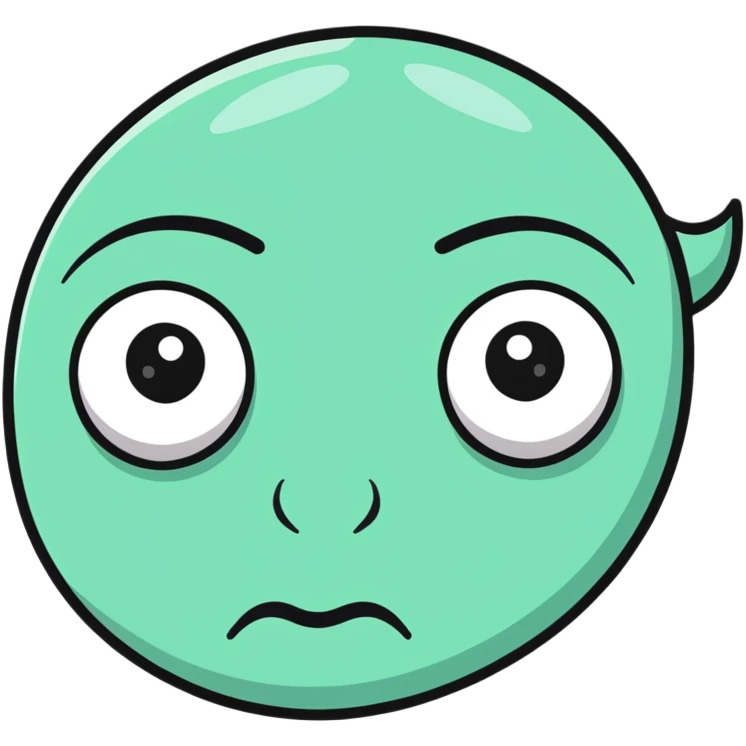 Eye rolling face emoji