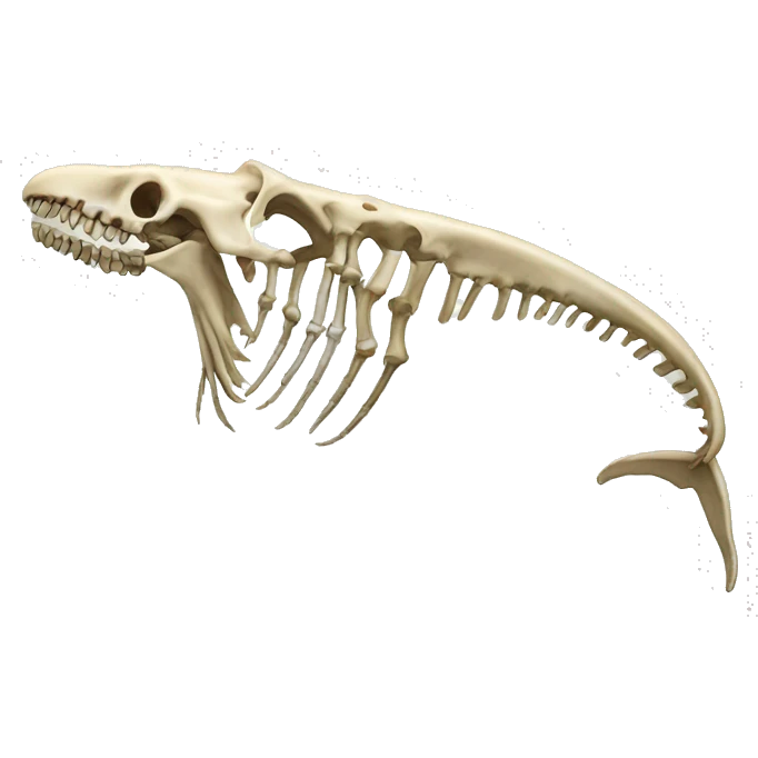 whale skeleton  emoji