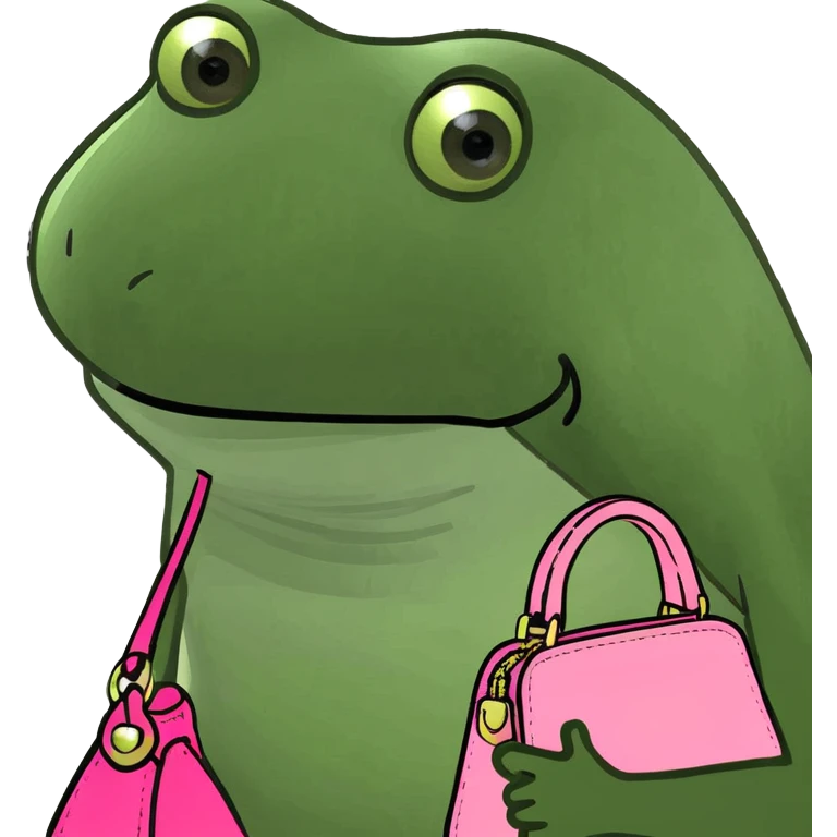 Pink purse emoji