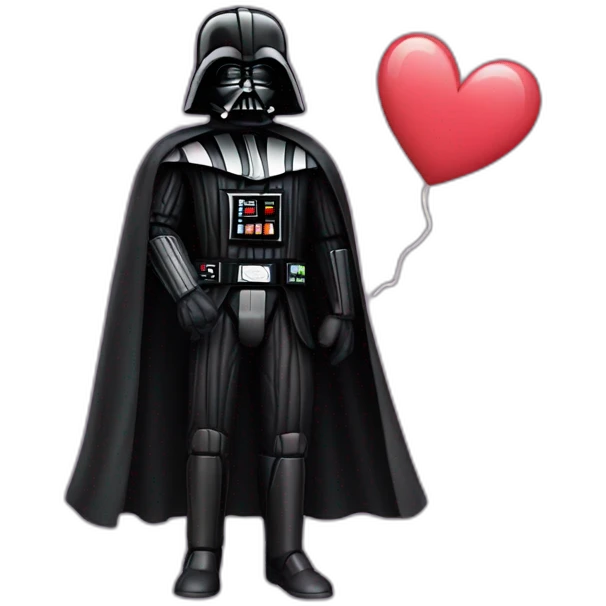 darth vader love emoji