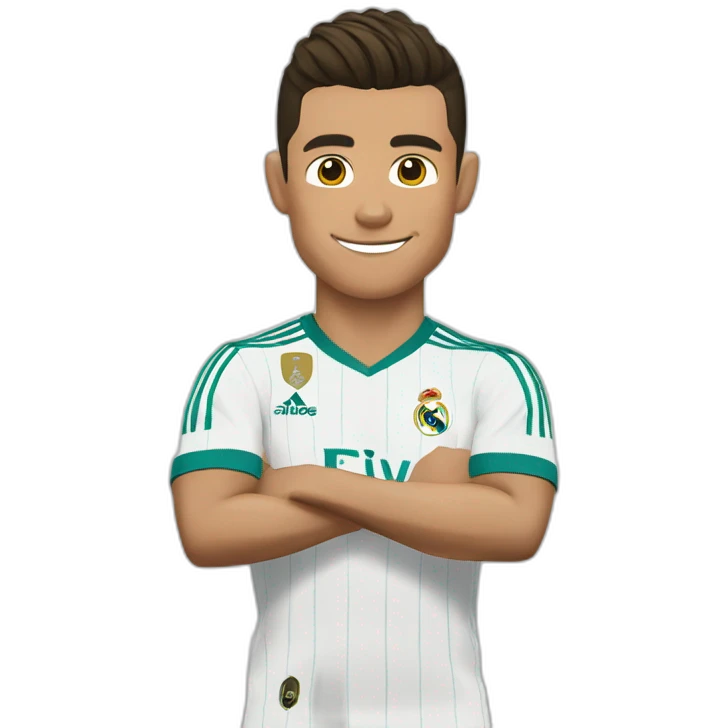 Cristiano Ronaldo to real madrid emoji