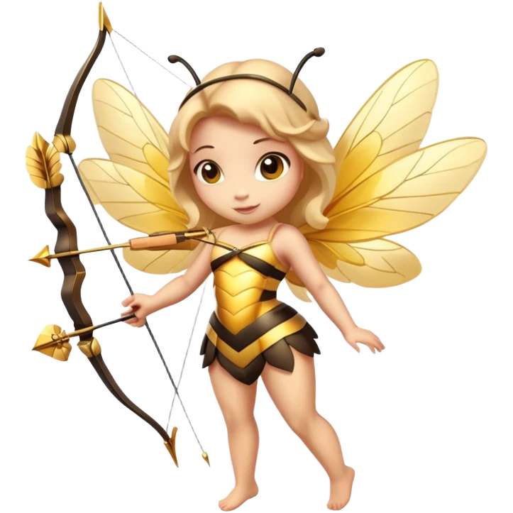 bee cupid emoji