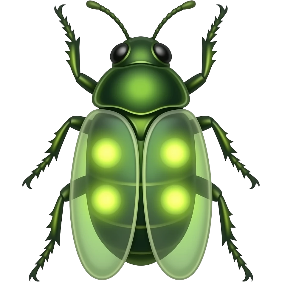 Insecte lumineux lumiere emoji