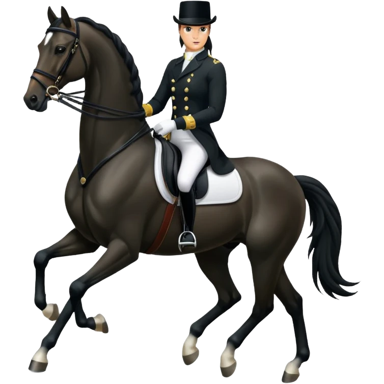 Dressage horse emoji