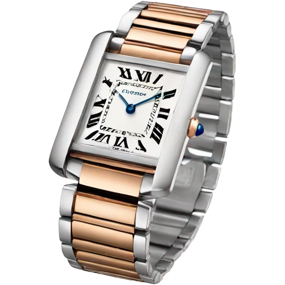 Cartier tank watch emoji