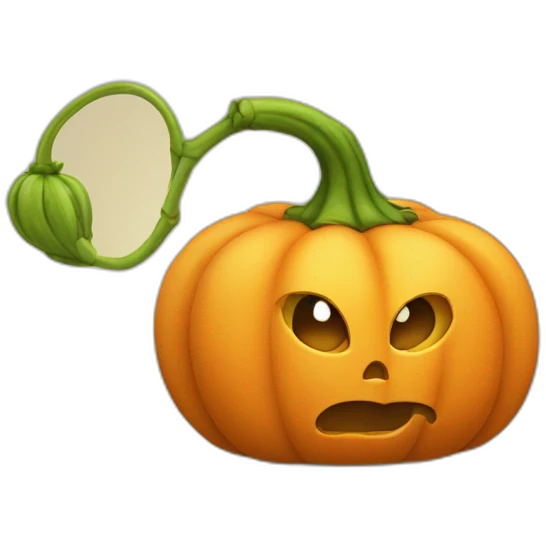 Citrouille effrayant emoji