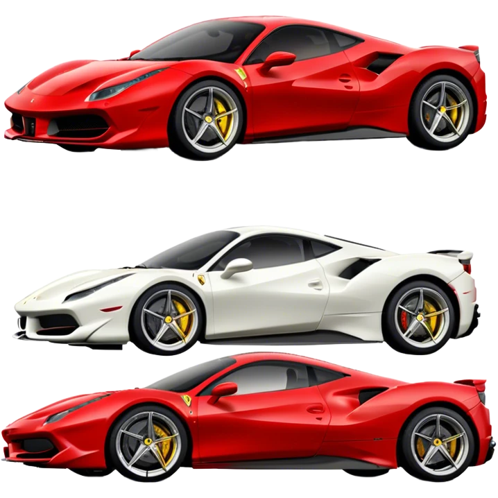 Ferrari 488 GTB - Ferrari (Model Year: 2020) (Iconic colour: Red) emoji