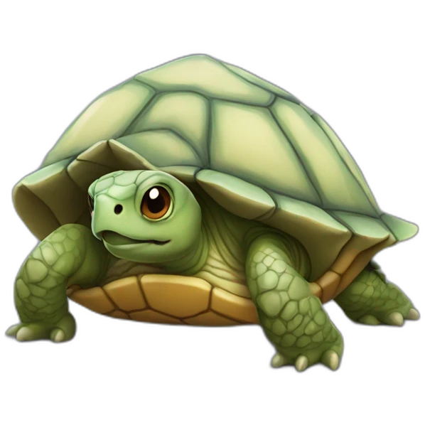 Une tortue d'halloween emoji