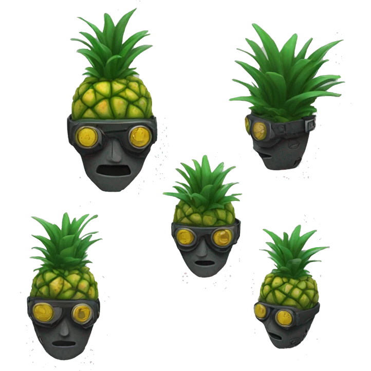 cyberpunk pinaple emoji