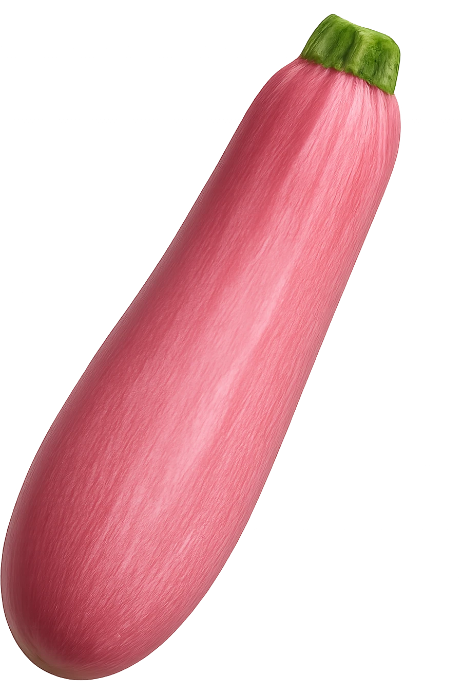 pink zucchini, no background emoji