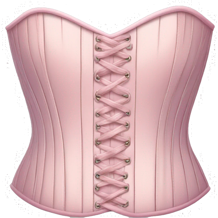 Pastel pink corset  emoji