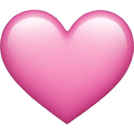 Heart pink emoji