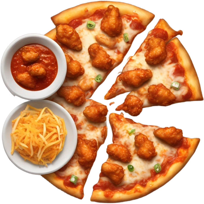 Pizza And Hot Wing emoji